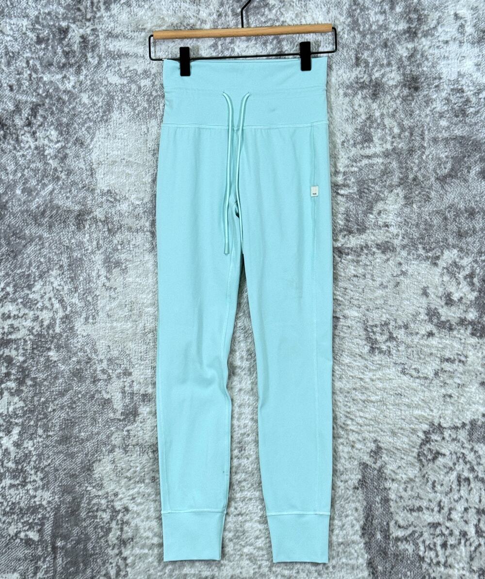 Vuori Daily Leggings XS Womens Baby Blue Drawstring